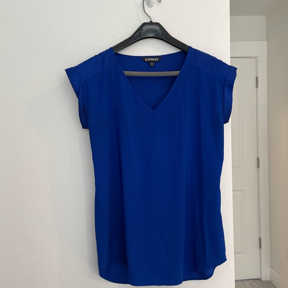 Express Royal Blue Blouse